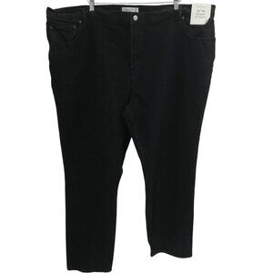 Abercrombie & Fitch The 90s Straight Ultra High Rise Black Jeans Size 37 24 Long
